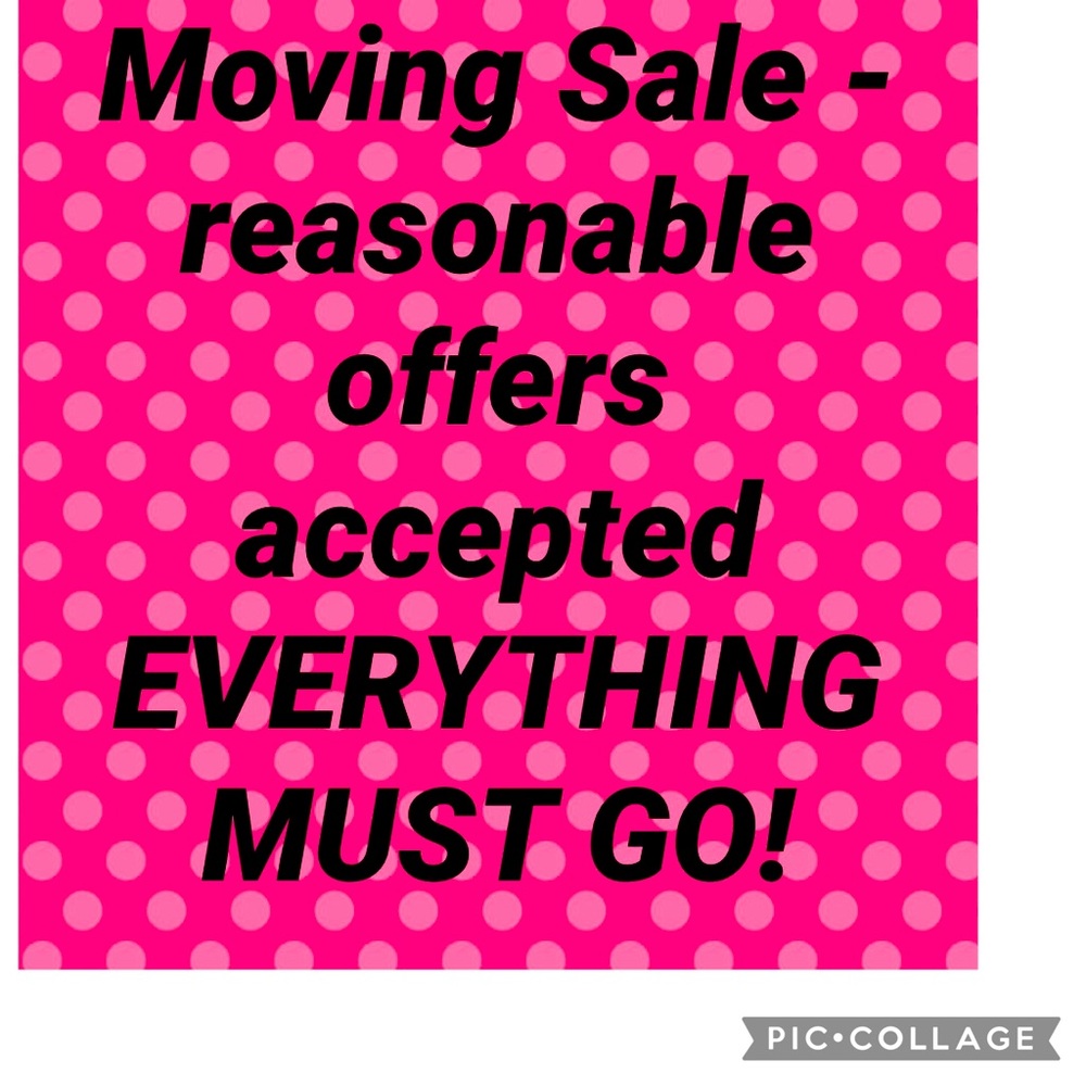 MOVING SALE!